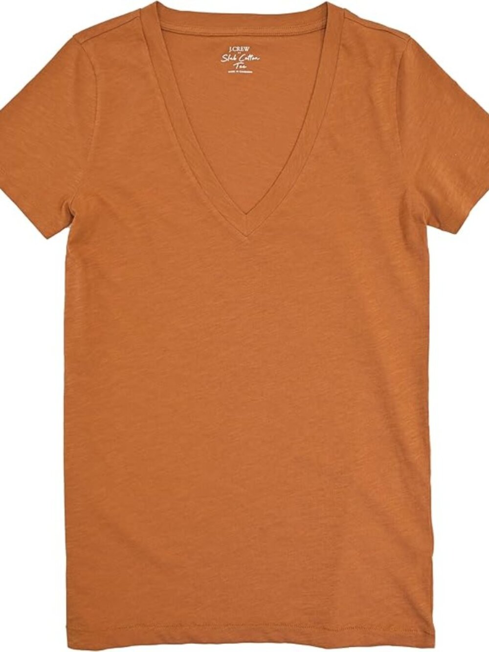 J. Crew Adobe Short-Sleeve Vintage Cotton V-Neck Tee/NWT/SMALL